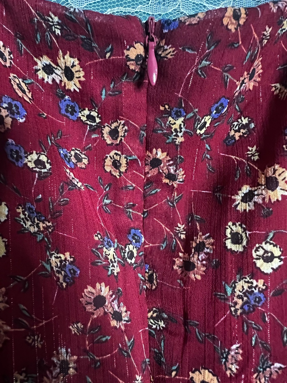 Altar’d State Floral Mini Dress Size Small Cottagecore Y2K Babydoll Dress - Picture 5 of 7